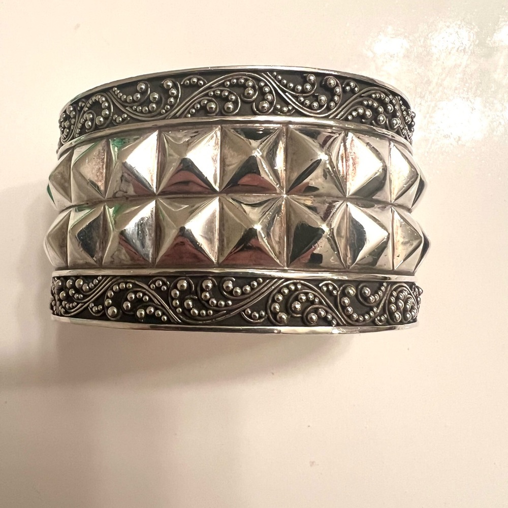 Louis Hill .925 sterling silver bracelet cuff